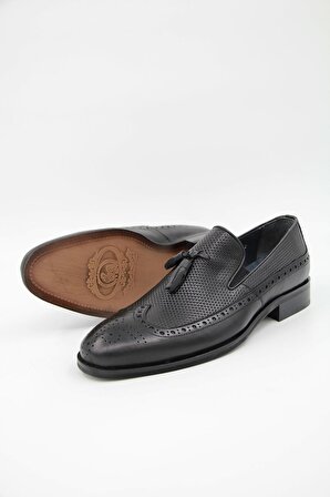Luciano Bellini J2206 Erkek Klasik Ayakkabı - Siyah
