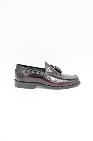 Luciano Bellini J1901 Erkek Klasik Microlite Ayakkabı - Bordo