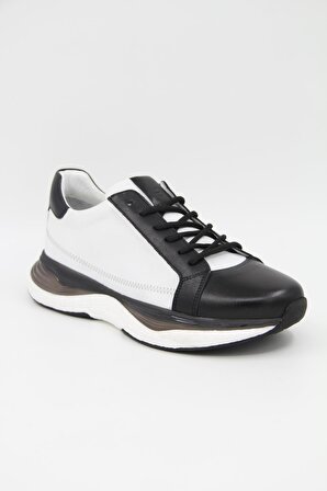 Luciano Bellini Alfa 2001 Erkek Spor Ayakkabı  - Siyah-Beyaz