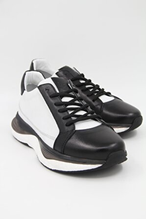 Luciano Bellini Alfa 2001 Erkek Spor Ayakkabı  - Siyah-Beyaz