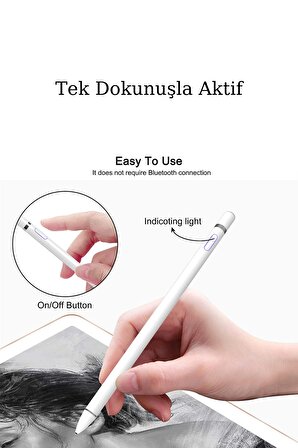 Honor Pad Serisi Uyumlu Dokunmatik Ekran Kalemi Yazı ve Çizim için Tablet Kalemi