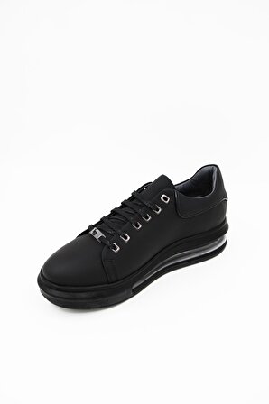 Luciano Bellini C14701 Erkek Casual Ayakkabı - Siyah Mat