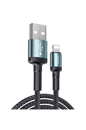 Yesido Apple Uyumlu Veri Kablosu Fuchsia PD Hızlı Şarj Kablosu 2m USB Apple Arayüz (CA74)
