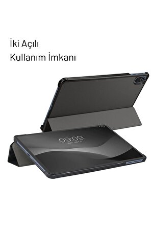 Fuchsia Honor Pad 8 Uyumlu Akıllı Kılıf PU Deri Standlı Tablet Kılıfı