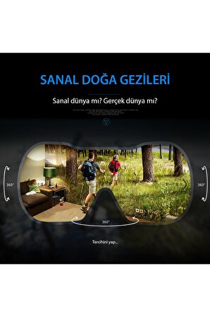 Fuchsia VR Sanal Gerçeklik Gözlüğü Siyah 