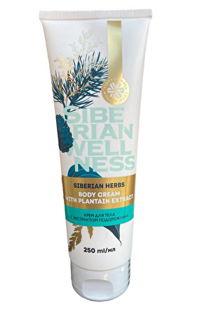 Siberian Herbs Body Cream with Plantain Extract (Sibirya Bitki Ekstreleri İçeren Vücut Kremi)