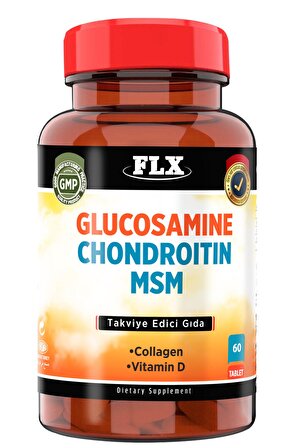 Flx Kollajen Glukozamin Kondroitin MSM Vitamin D 60 Tablet