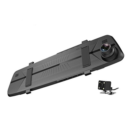 MB-600 FullHD Araç Içi Yol Kayıt Geri Görüş Park Kamerası. Gece görüş Dikiz Ayna Kamera. Araç Kamera