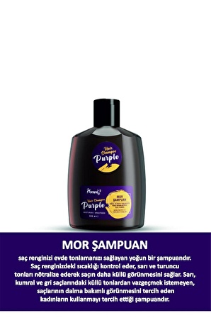 HOMM LİFE MOR ŞAMPUAN 300 ML DOĞAL VE BOYALI SAÇLAR İÇİN