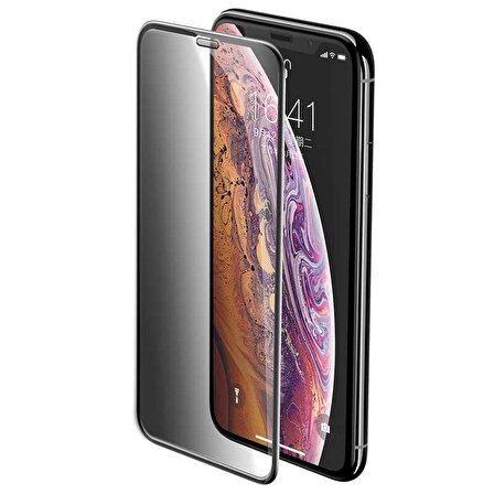 Apple iPhone 13 Mini Fuchsia Anti-Dust Privacy Temperli Ekran Koruyucu Ekranı Gizler Toz Geçirmez