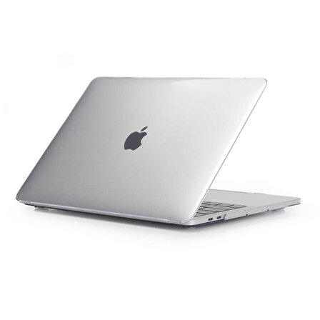 Apple Macbook 13.3' Air 2020 Uyumlu Fuchsia MSoft Kristal Şeffaf 1mm İncelikte Koruyucu Kılıf