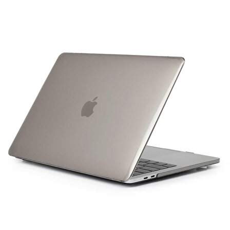 Apple Macbook 13.3' Air M1 Uyumlu Fuchsia MSoft Kristal Şeffaf 1mm İncelikte Koruyucu Kılıf