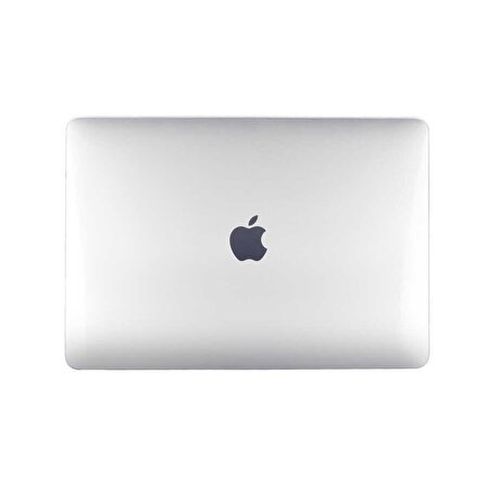 Apple Macbook 13.3' Air M1 Uyumlu Fuchsia MSoft Kristal Şeffaf 1mm İncelikte Koruyucu Kılıf