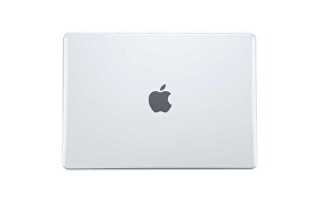 Apple Macbook 14.2' 2021 Uyumlu Fuchsia MSoft Kristal Şeffaf 1mm İncelikte Koruyucu Kılıf