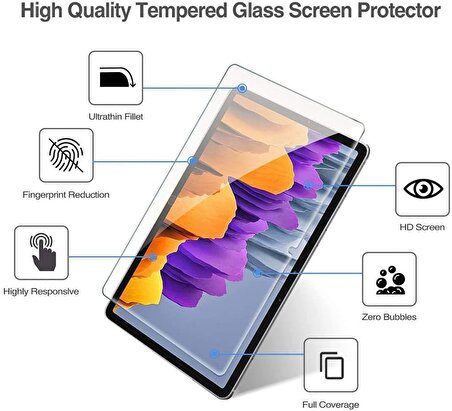 Galaxy Tab S7 T870 Fuchsia Tablet Blue Nano Screen Protector
