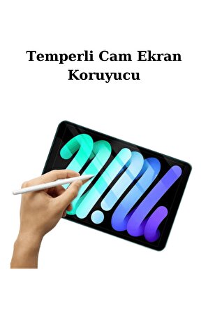 iPad 10.9 inç 10.Nesil Fuchsia Tablet Temperli Cam Ekran Koruyucu