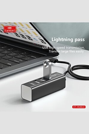 Fuchsia New USB to USB 3.0 Hub Adapter