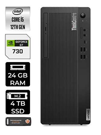 Lenovo M70T i5 12500 24GB RAM 4TB GT730/4GB W11PRO 11T6000ATX MASAÜSTÜ PC & PER4 BELLEK