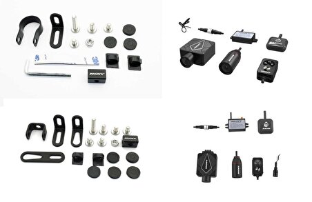 Fuchsia Innovv K5 Motosiklet Kamerası 4K, Su Geçirmez, Loop ve Ön-Arka Kayıt, Park Monitörü, 120° Açı, GPS