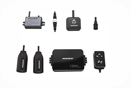 Fuchsia Innovv K3 Motorsiklet Kamerası Full HD 1080P, Ön-Arka ve Loop Kaydı, Su Geçirmez, Oto-Kayıt, G-Sensor