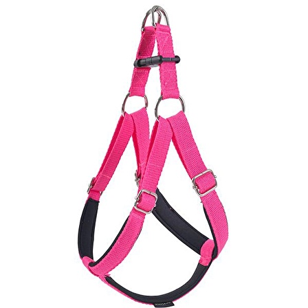 Actirex Neon Köpek Göğüs Tasması Pembe S 1.5x35-40 Cm