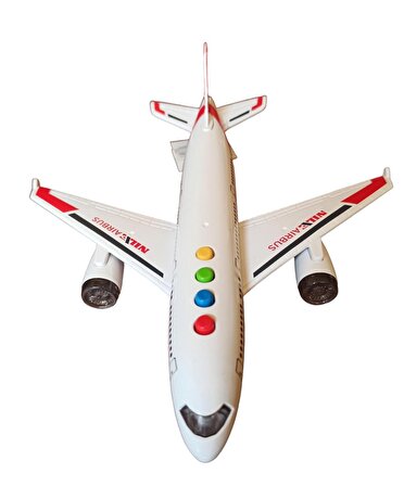 Hayallerinizdeki Uçuşa Hazır Olun! 22 cm Metal Sesli Işıklı Yolcu Uçağı ile Maceralar Başlıyor!