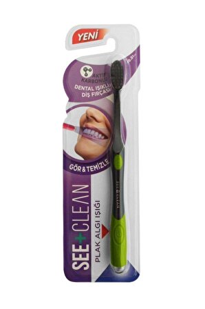 See+Clean Plak Algılama Işıklı Diş Fırçası Yeşil