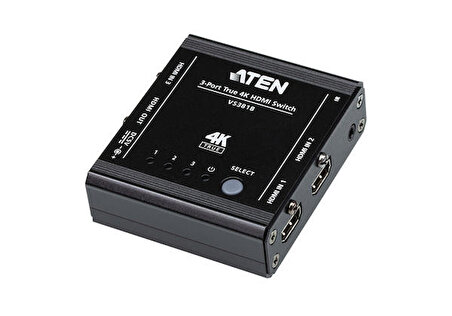 Aten VS381B 3 Port Giriş 1 Port Çıkış 4K Dişi-Dişi 4K HDMI Görüntü Çoklayıcı