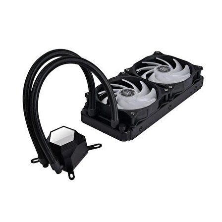 SilverSTONE 240mm PF240 SST-PF240-ARGB-V2 ARGB Sıvı Soğutmalı AM5-1200p İşlemci Fanı