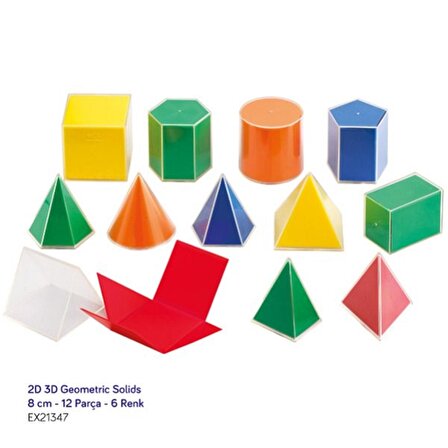 EDX 2D 3D Geometric Solids