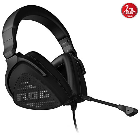Asus Rog Delta S Animate Mikrofonlu Stereo RGB Gürültü Önleyicili Oyuncu Kulak Üstü Kablolu Kulaklık