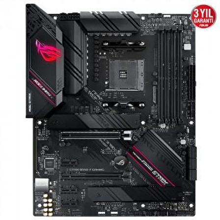 ASUS ROG STRIX B550-F GAMING WIFI II AMD B550 AM4 DDR4 5100 DP HDMI Çift M2 USB3.2 AX WiFi + BT ARGB 2.5Gbit LAN ATX PCIe 4.0 128GB’a kadar ram desteği, AI Ses Engelleyici Mik. Desteği