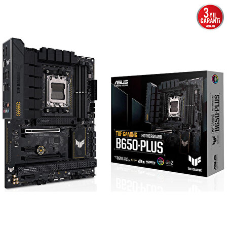 Asus B650-Plus AMD B650 AM5 DDR5 6400 MHz Gaming Anakart