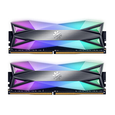 XPG Spectrix D60 16GB (8X2) RGB DDR4 3600Mhz CL18 1.35V AX4U36008G18I-DT60 Dual Kit Ram
