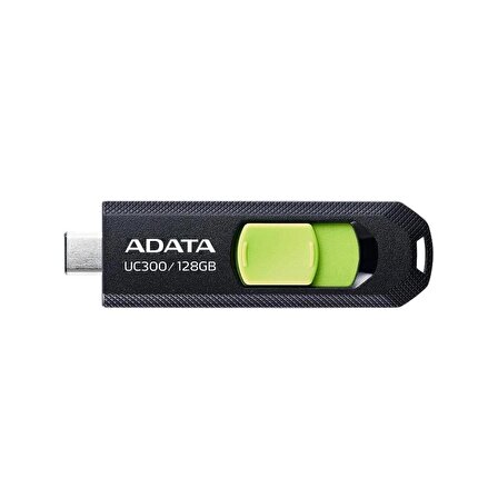 Adata Choice UC300 Siyah/yeşil 128GB Type-C USB Bellek USB 3.2 Gen-1 (ACHO-UC300-128G-RBK/GN) USB Bellek OUTLET 