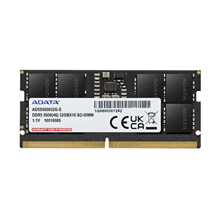Adata Premier 16GB 5600 MHz DDR5 CL46 Ram - AD5S560016G-S OUTLET 