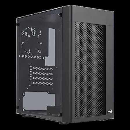 Aerocool Hexform 400 W 3 Fanlı Siyah Micro-ATX Bilgisayar Kasası