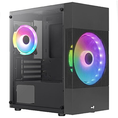 Aerocool 500 W 2 Fanlı Siyah Micro-ATX Bilgisayar Kasası