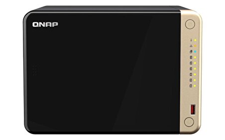 QNAP TS-664-8G NAS KAYIT CİHAZI (8GB RAM) (6 Disk Yuvalı) (Tower-Masa Tipi)