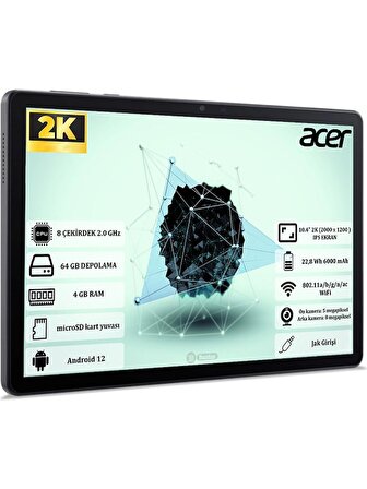 Acer Tab P10 Wi-Fi 64 GB 10.4 Tablet