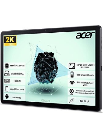 Acer Tab P10 Wi-Fi 64 GB 10.4 Tablet