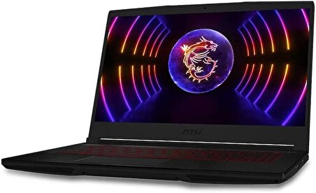 MSI THIN GF63 12VF-405XTR I7-12650H 16GB DDR5 512GB SSD 8GB RTX4060 15.6 FHD 144Hz DOS