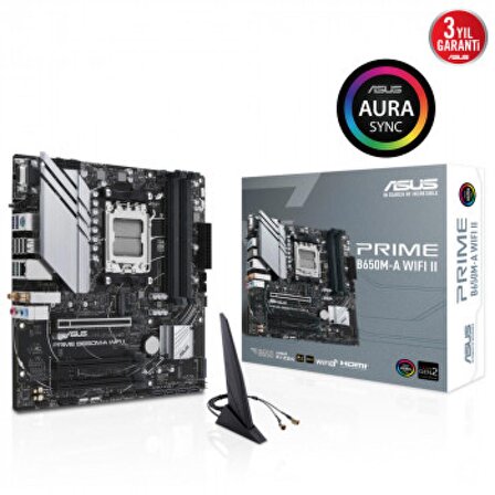 Asus B650M-A AMD B650 AM5 DDR5 6400 MHz WIFI II Gaming Anakart