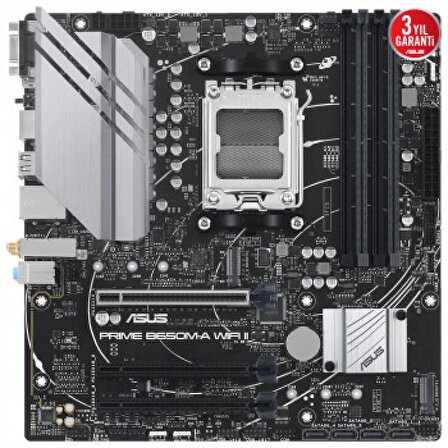 Asus B650M-A AMD B650 AM5 DDR5 6400 MHz WIFI II Gaming Anakart