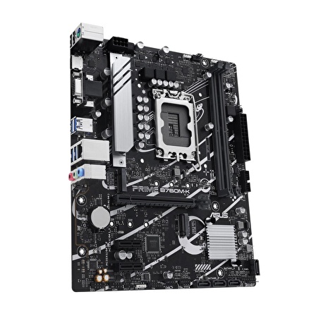 Asus B760M-K Intel B760 LGA 1700 DDR5 8000 MHz Masaüstü Anakart