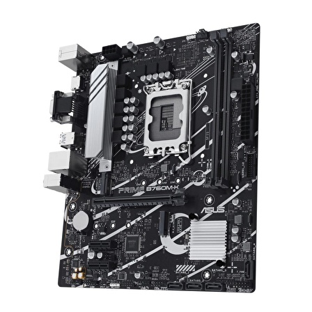 Asus B760M-K Intel B760 LGA 1700 DDR5 8000 MHz Masaüstü Anakart