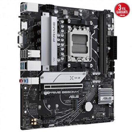 Asus B650M-K AMD B650 AM5 DDR5 6400 MHz Masaüstü Anakart