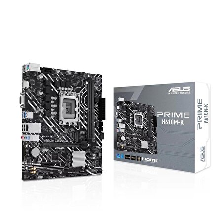 ASUS PRIME H610M-K D5 INTEL LGA1700 DDR5 Micro ATX Anakart