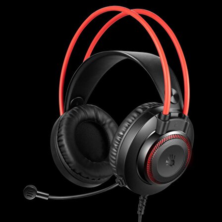 A4Tech G200S 2.0 Mikrofonlu Stereo RGB Gürültü Önleyicili Oyuncu Kulak Üstü Kablolu Kulaklık