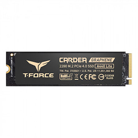 TEAM T-FORCE CARDEA A440 LITE 1TB 7200/6200MB/S PCIE NVME M.2 SSD DISK (TM8FFQ001T0C129)